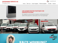 gassmann-service.ch Webseite Vorschau