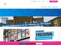 fdp-aadorf.ch Webseite Vorschau