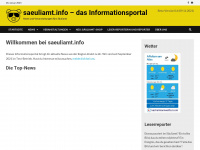 saeuliamt.info Webseite Vorschau