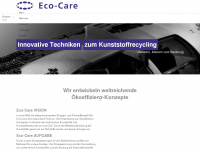 ecocare-recycling.com Webseite Vorschau