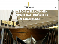 orgelbau-knoepfler.de Webseite Vorschau