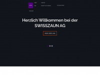swisszaun.ch Webseite Vorschau