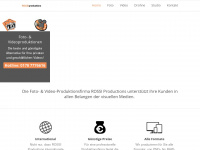 rossi-productions.net Webseite Vorschau