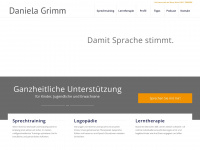 daniela-grimm.de Webseite Vorschau
