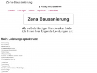 zena-bausanierung.de Webseite Vorschau