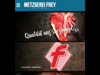 metzgereifrey.de Webseite Vorschau