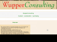 wupperconsulting.de Webseite Vorschau