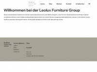 leoluxfurnituregroup.de Webseite Vorschau
