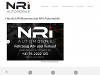 nri-automobile.ch Webseite Vorschau