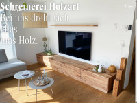 schreinerei-holzart.ch Webseite Vorschau