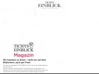tichy-magazin.de Webseite Vorschau