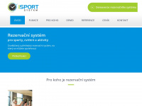 isportsystem.cz Webseite Vorschau