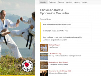 karate-gmunden.com Webseite Vorschau