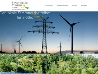 stadtwerke-vlotho-stromnetz.de Webseite Vorschau