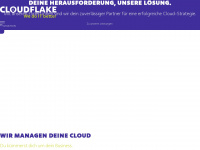 cloudflake.com Webseite Vorschau