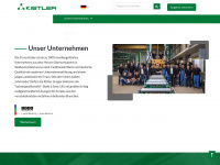 kistler-machine.com Webseite Vorschau