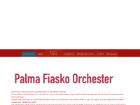 palmafiaskoorchester.ch Webseite Vorschau
