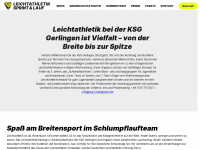 ksg-runningteam.de Webseite Vorschau