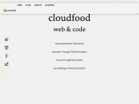 cloudfood.de Webseite Vorschau
