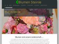 blumen-steinle-shop.de Webseite Vorschau