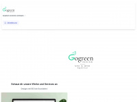 gogreendesign.de Webseite Vorschau