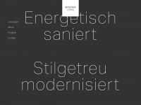 binder-living.ch Webseite Vorschau
