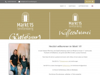 markt15-senftenberg.de Webseite Vorschau