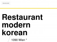 modernkorean.at Webseite Vorschau