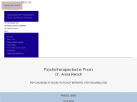 psychotherapie-annaresch.at Webseite Vorschau