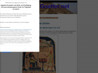aegyptische-goetter.net Webseite Vorschau