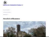 bauverein-friedenskirche-potsdam.de Webseite Vorschau