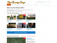 newcountrysongs.com Webseite Vorschau