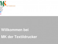 mk-der-textildrucker.de Webseite Vorschau