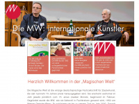 magische-welt.com Webseite Vorschau