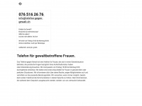 telefon-gegen-gewalt.ch Webseite Vorschau