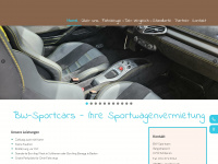 bw-sportcars.ch Webseite Vorschau