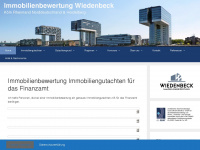 immobilienbewertung-wiedenbeck.de Webseite Vorschau