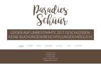 paradies-schüür.ch Webseite Vorschau
