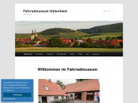 fahrradmuseum-hüttenheim.de Webseite Vorschau