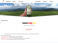 basemap.de Webseite Vorschau