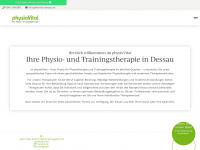 physiovital-dessau.de Webseite Vorschau