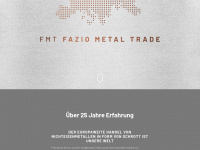 fazio-metal-trade.com Webseite Vorschau