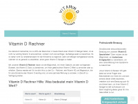 vitamin-d3-rechner.de Webseite Vorschau