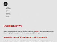 musicollective.de Webseite Vorschau