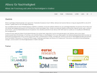 research-alliance-for-sustainability.it Webseite Vorschau