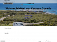 caravan-gianella.ch Webseite Vorschau