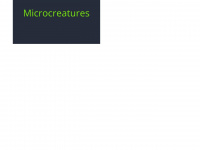 microcreatures.com Webseite Vorschau