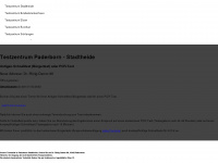 testzentrum-paderborn.com Webseite Vorschau