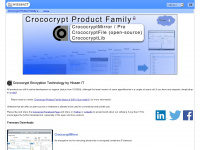 crococrypt.com Webseite Vorschau