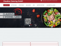 claudius-catering.de Webseite Vorschau